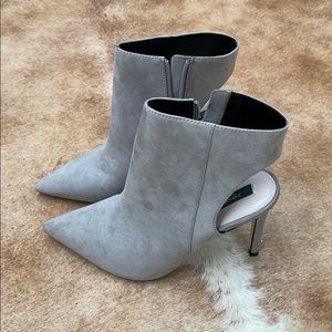 Zara heels cut out booties